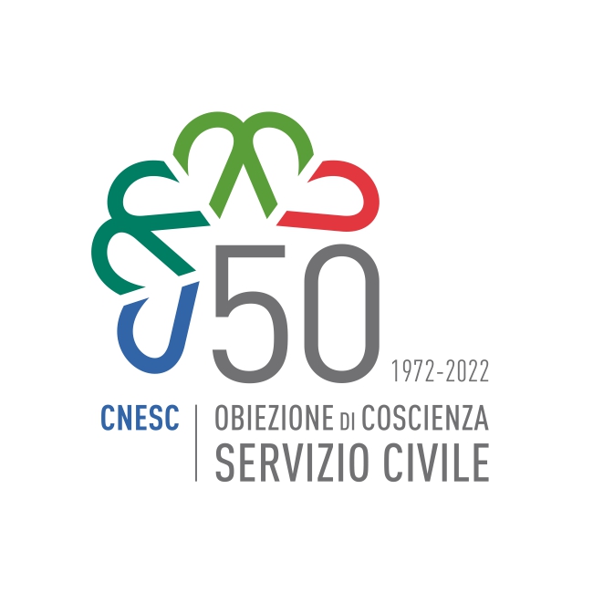 CNESC's logo for the 50th anniversary of Civic Service in Italy 