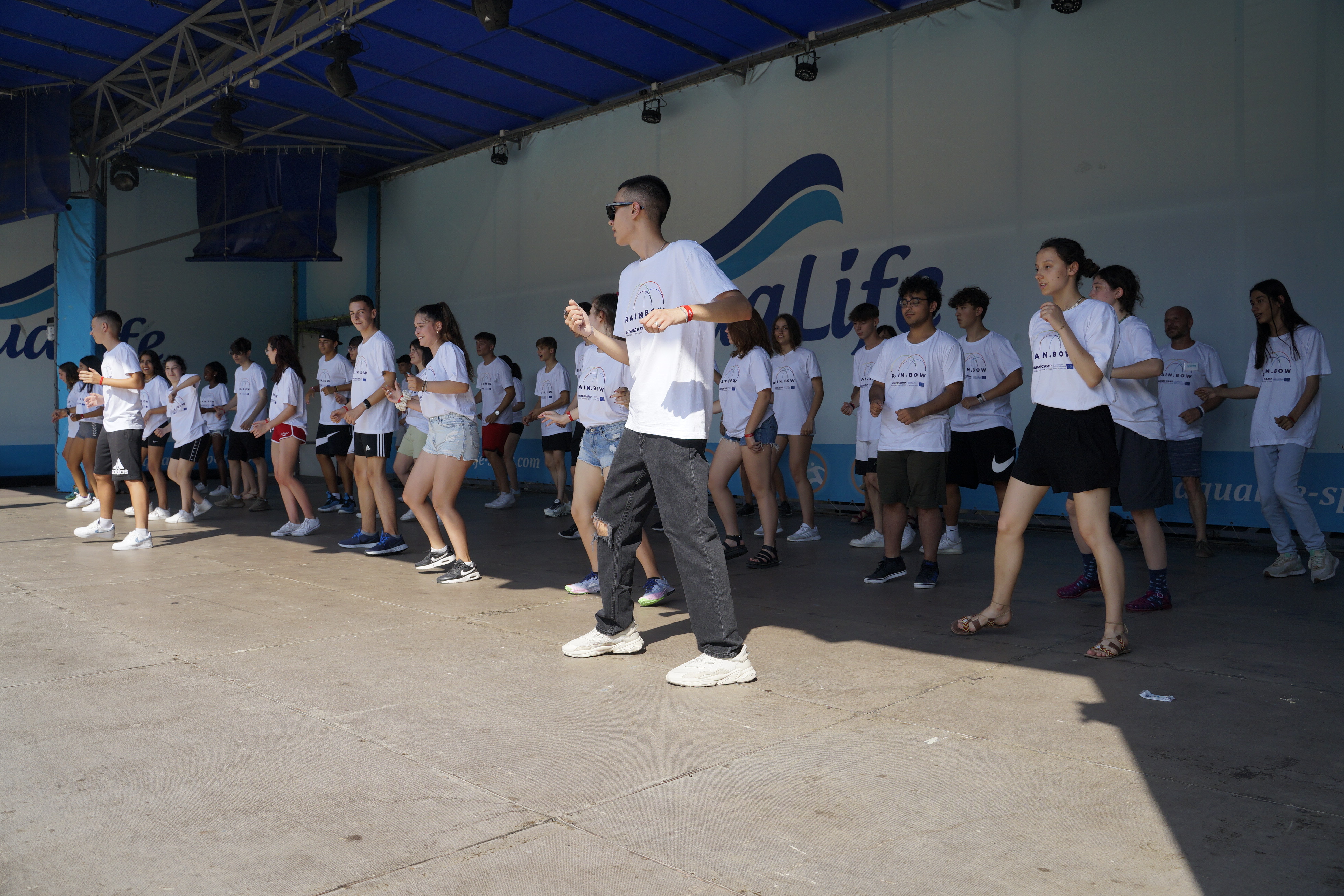 Rehearsal for #AcceptanceIsTheFuture Youth Flashmob (Kranevo, BG, July 2022)