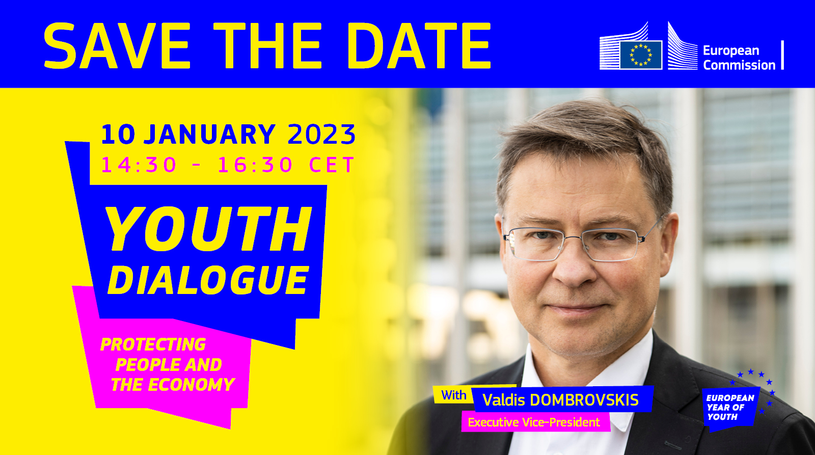Visual of Executive Vice-President Dombrovskis