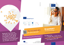 Erasmus+ Virtual Exchange - Youth Leaflet (French)