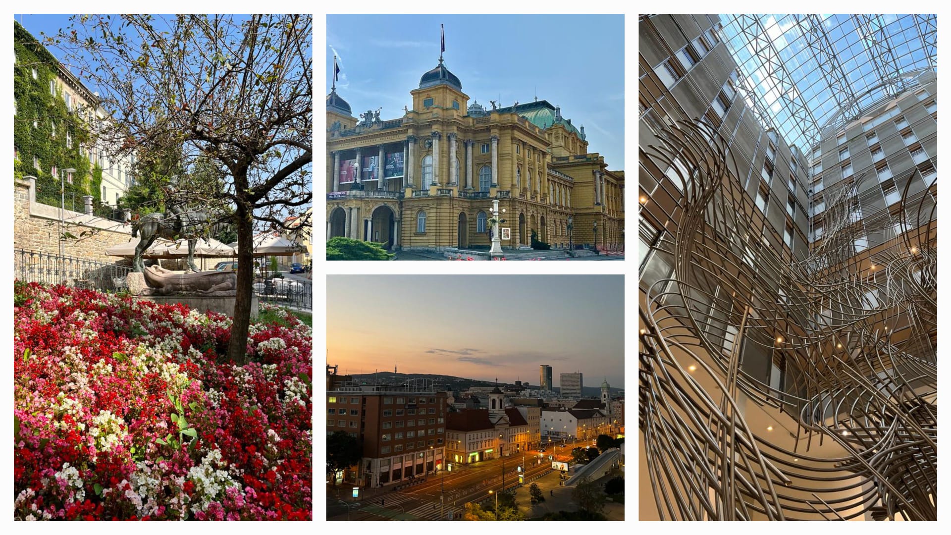 Sights and cultural buildings and architecture from Slovakia, Croatia, Italy, Belgium and Austria