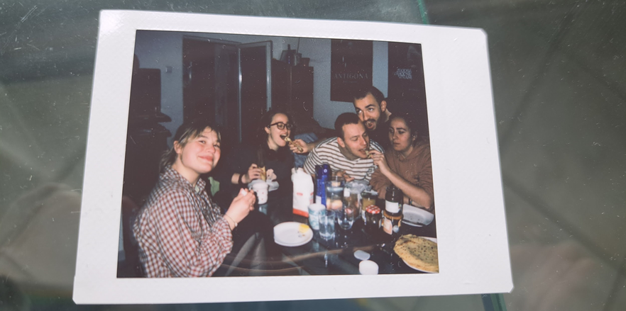 Getting ready for b-day party in Idrija