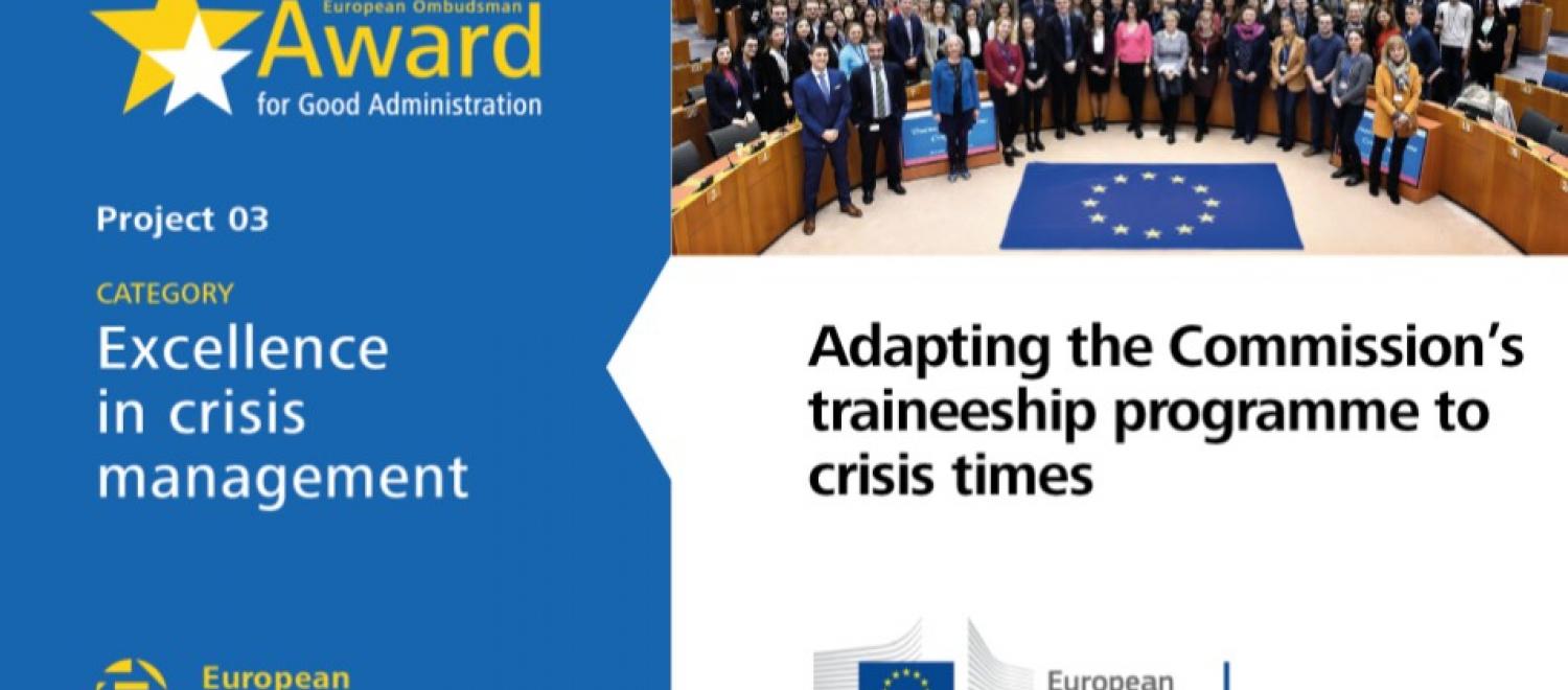 Blue Book Traineeships Programme Nominated For The European Ombudsman ...