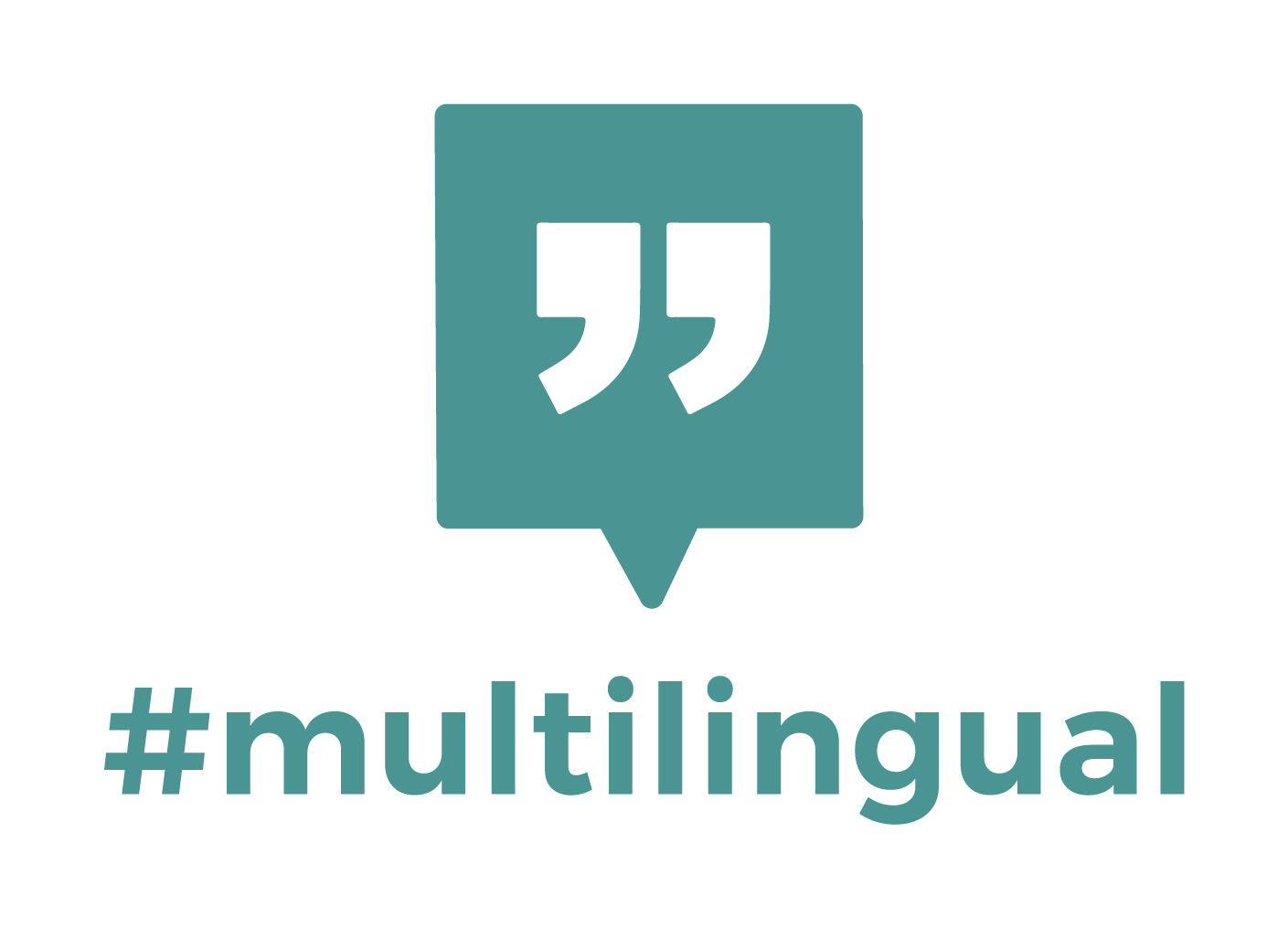 logo of the awareness campaign #multilingual