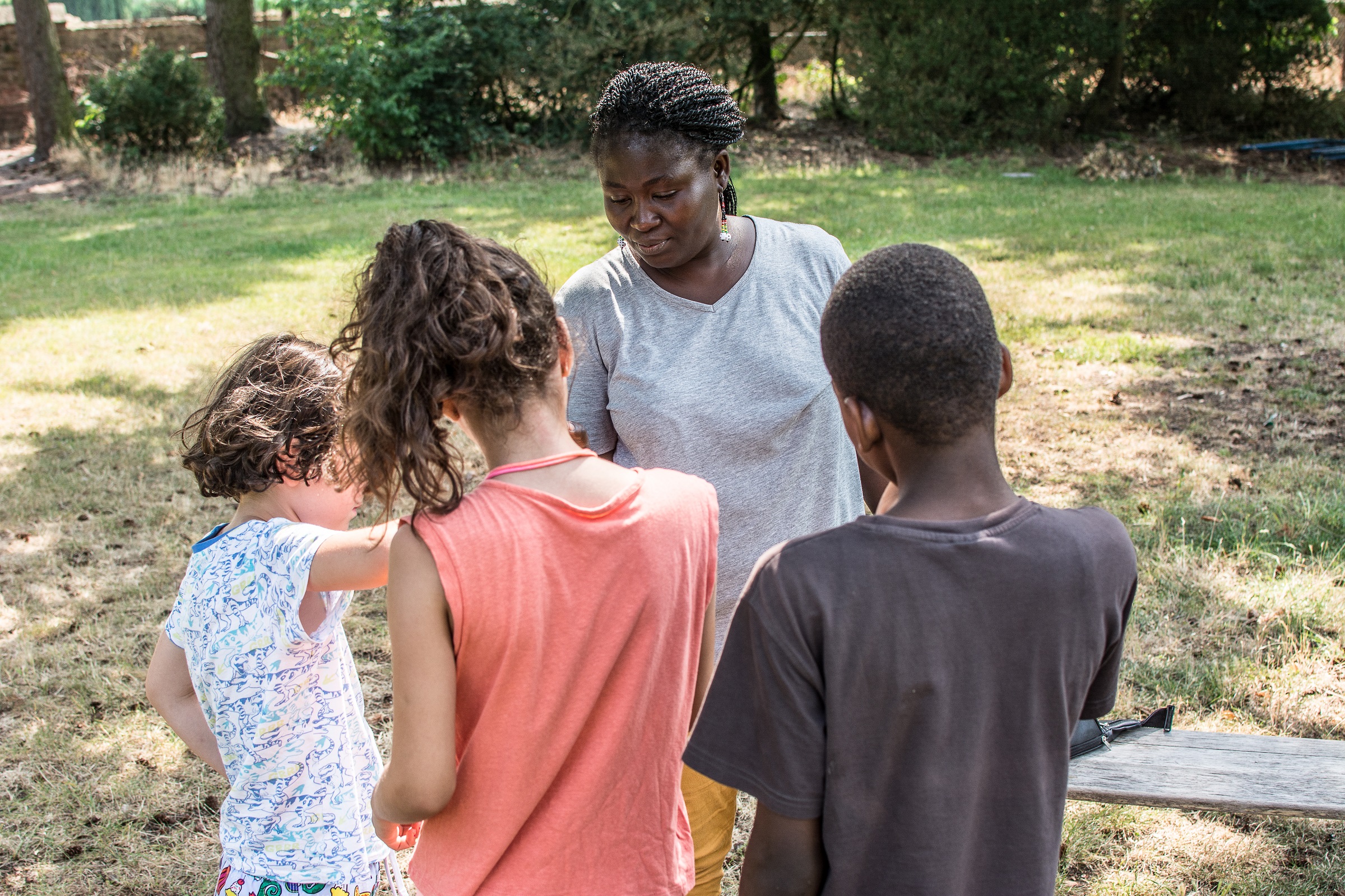 Intercultural activities in the Refugee Center of Natoye
