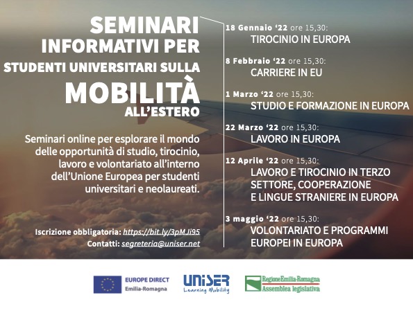 Seminari informativi sulla mobilità: Volontariato e programmi europei in Europa