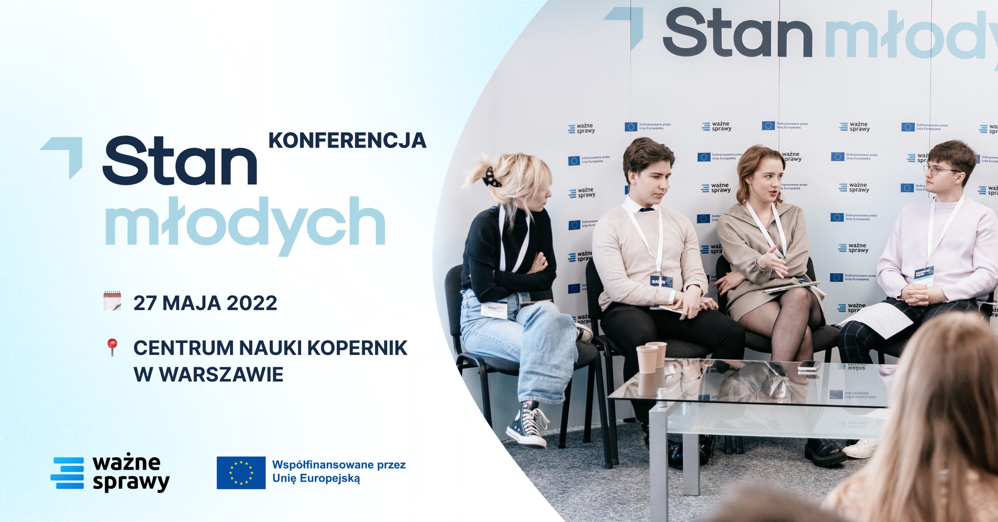 ? Zapraszamy na konferencję Stan Młodych 2022! ? #StanMłodych to przestrzeń dyskusji młodych z ekspertami, aktywistkami i decydentami z różnych dziedzin. W tym roku rozmawiamy o szeroko rozumianym wzroście.