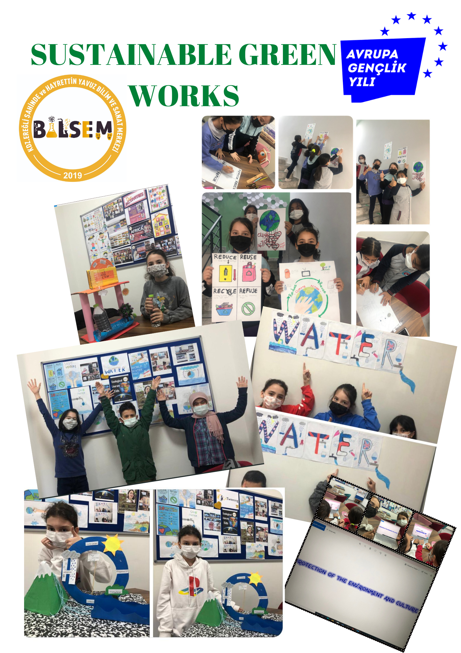 Sustainable Green Works At Şahinde Hayrettin Yavuz Science And Art Center