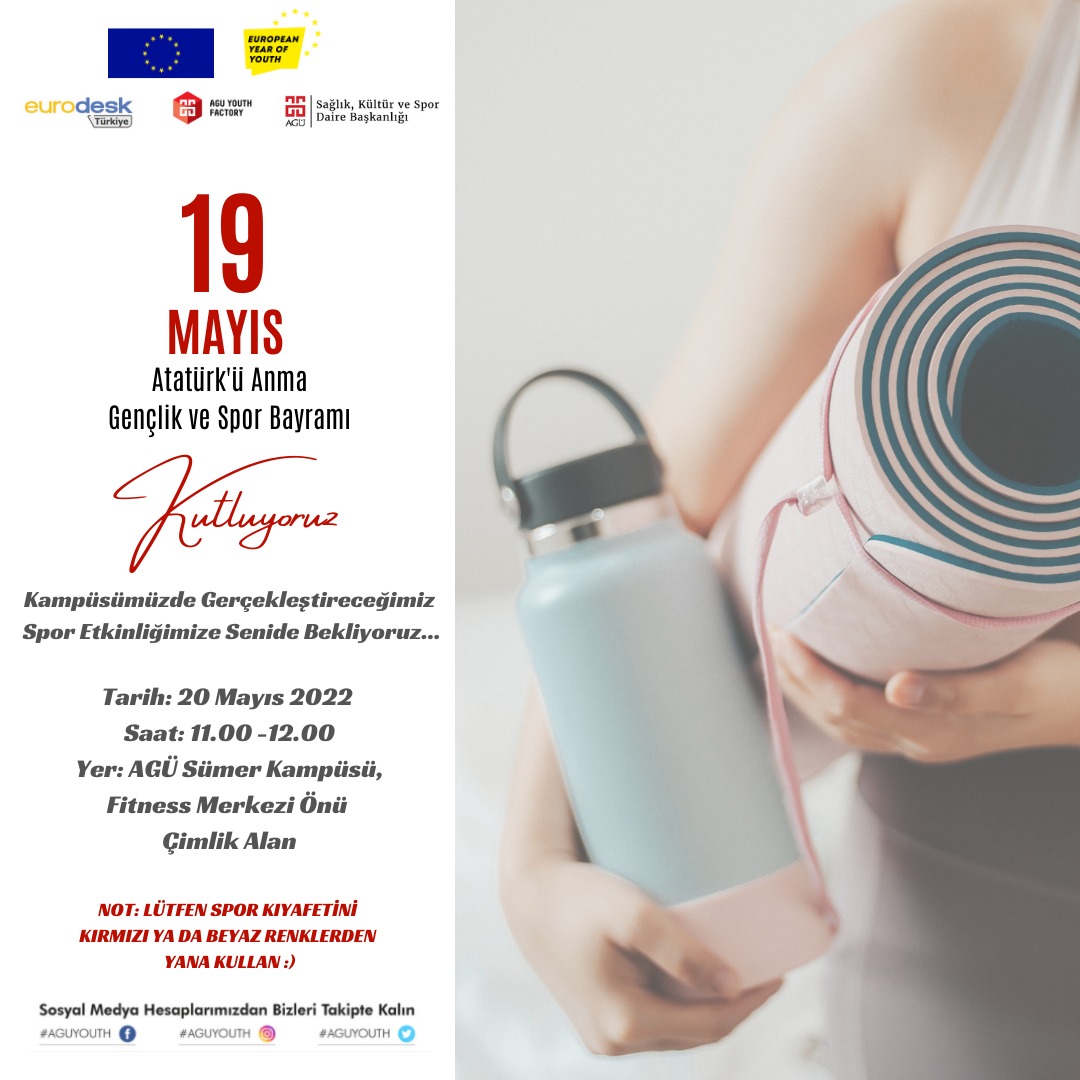 We invite young people to participate in sport activity to celebrate 19 May Commemoration of Atatürk, Youth and Sports Day