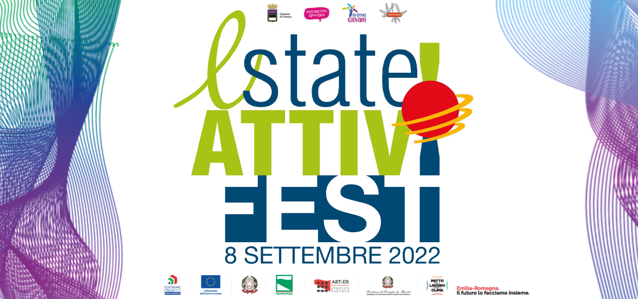 graphics title summer active fest cesena