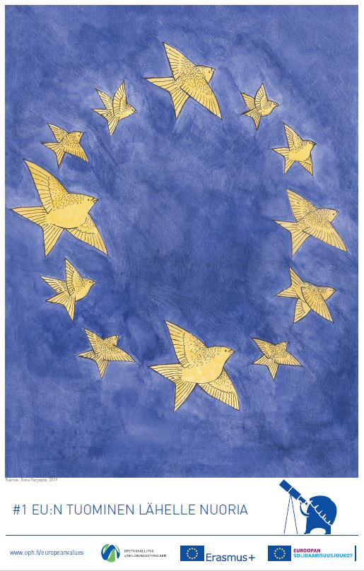 Juliste #1: EU lähellä nuoria