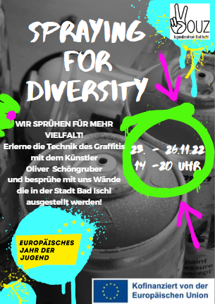 Wir sprühen für mehr Vielfalt und Gleichberechtigung!