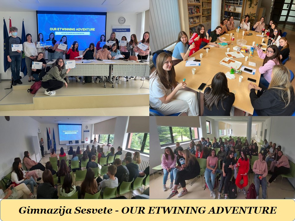 Fotografije s naših susreta u ETWINING projektu Gimnazije Sesvete