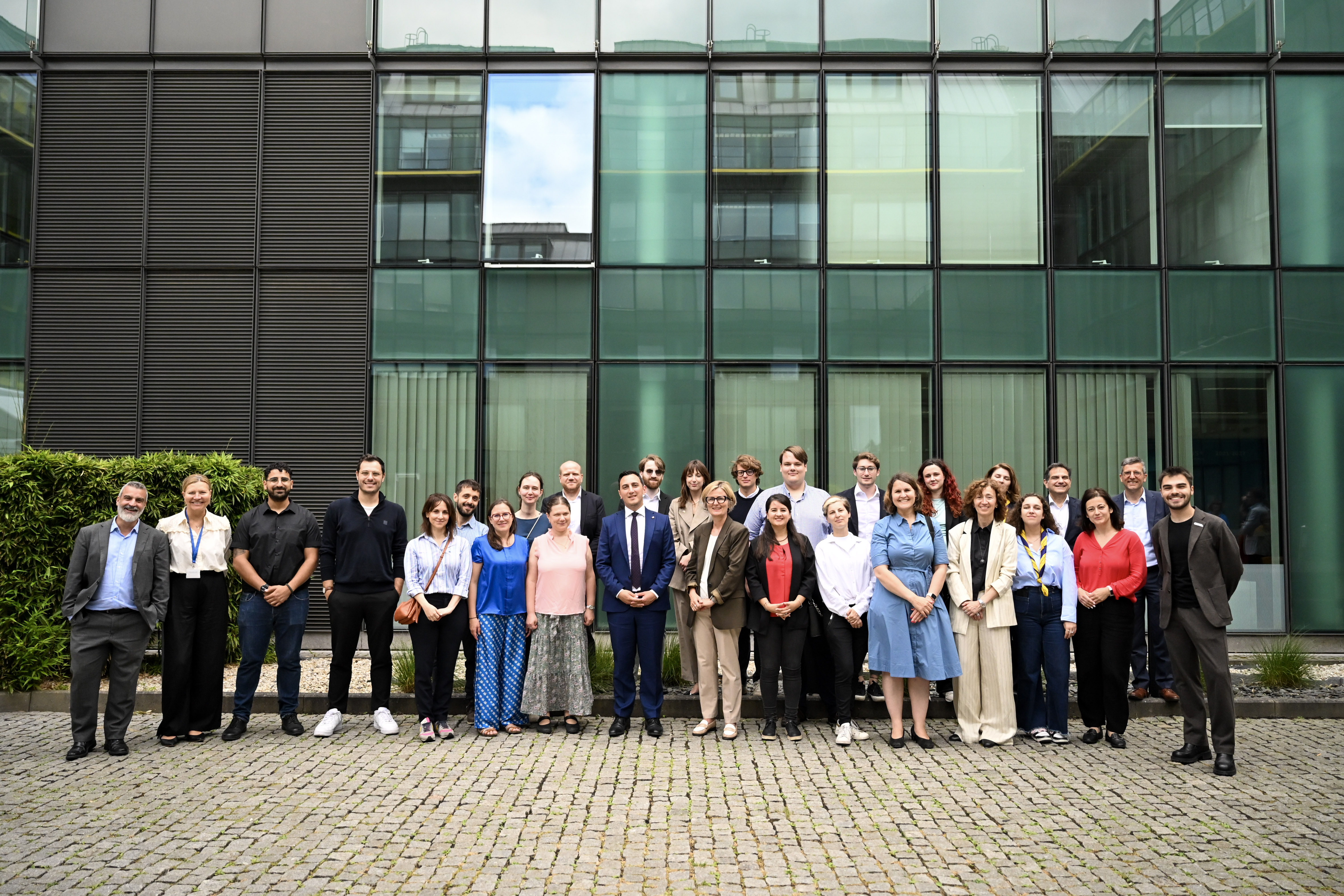 Group picture of the implementation dialogue on youth policy toolbox
