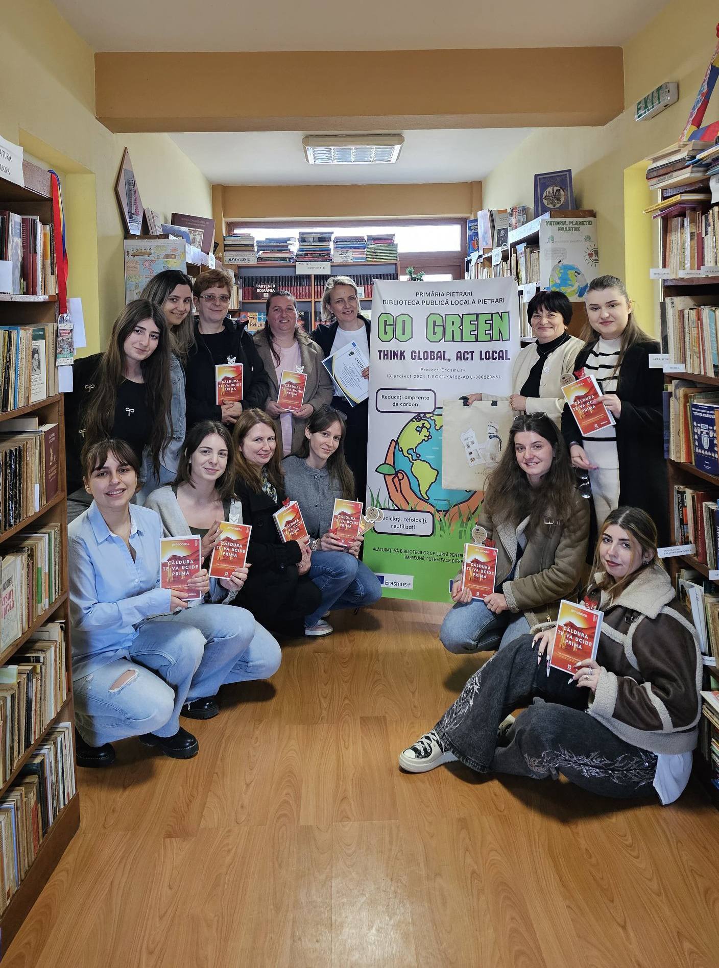 Atelier cu și despre bibliotecile verzi la Biblioteca Pietrari 