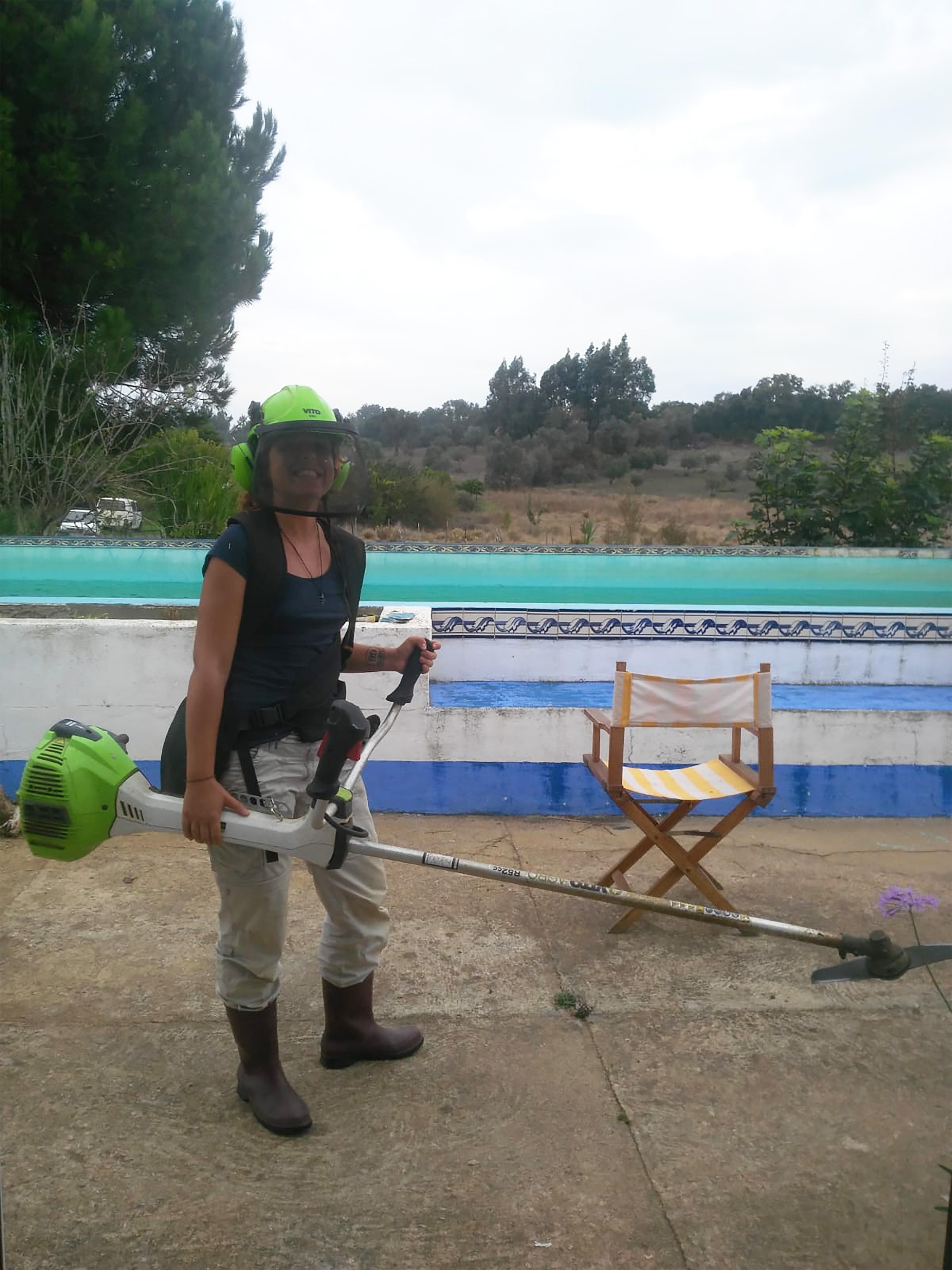Annalisa during her European Volunteering Service