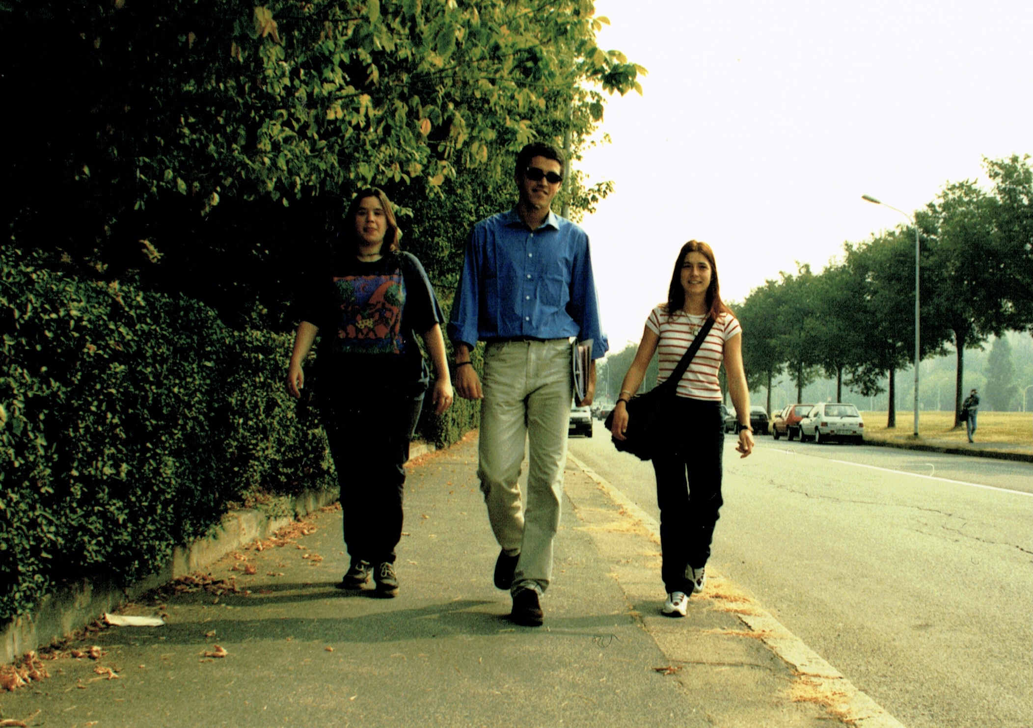 Jorge during his volunteering in Italy