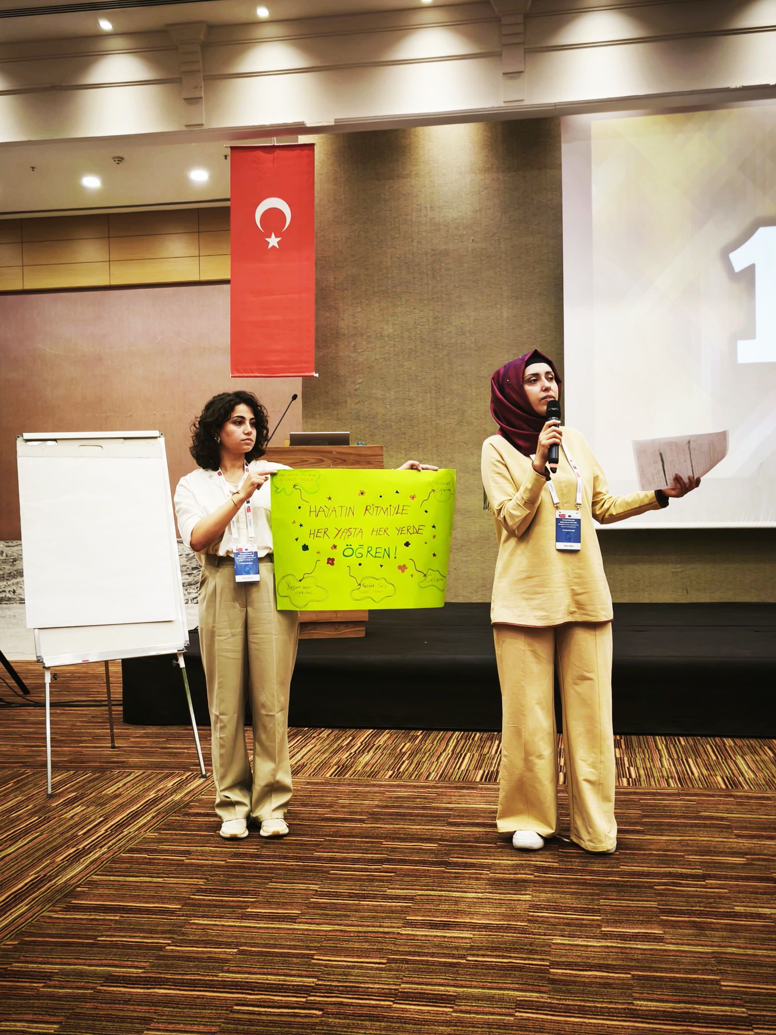 Zehra presenting youth opportunies