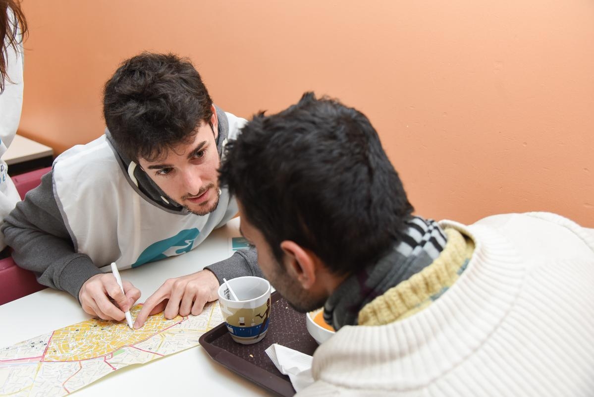 Two young volunteers in 2016