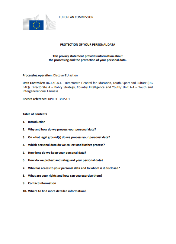 Privacy Statement DEU Action cover