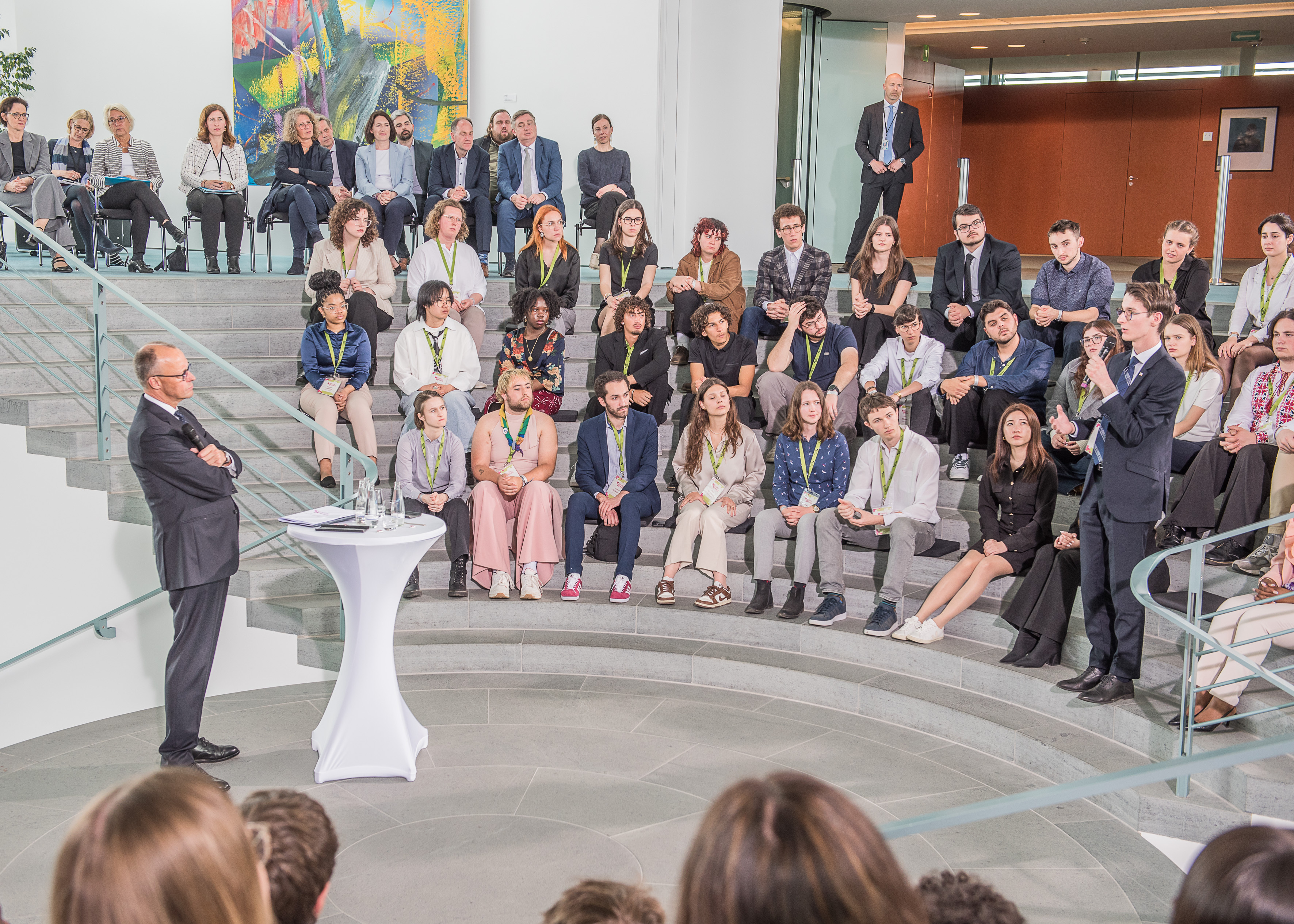 young people speaking