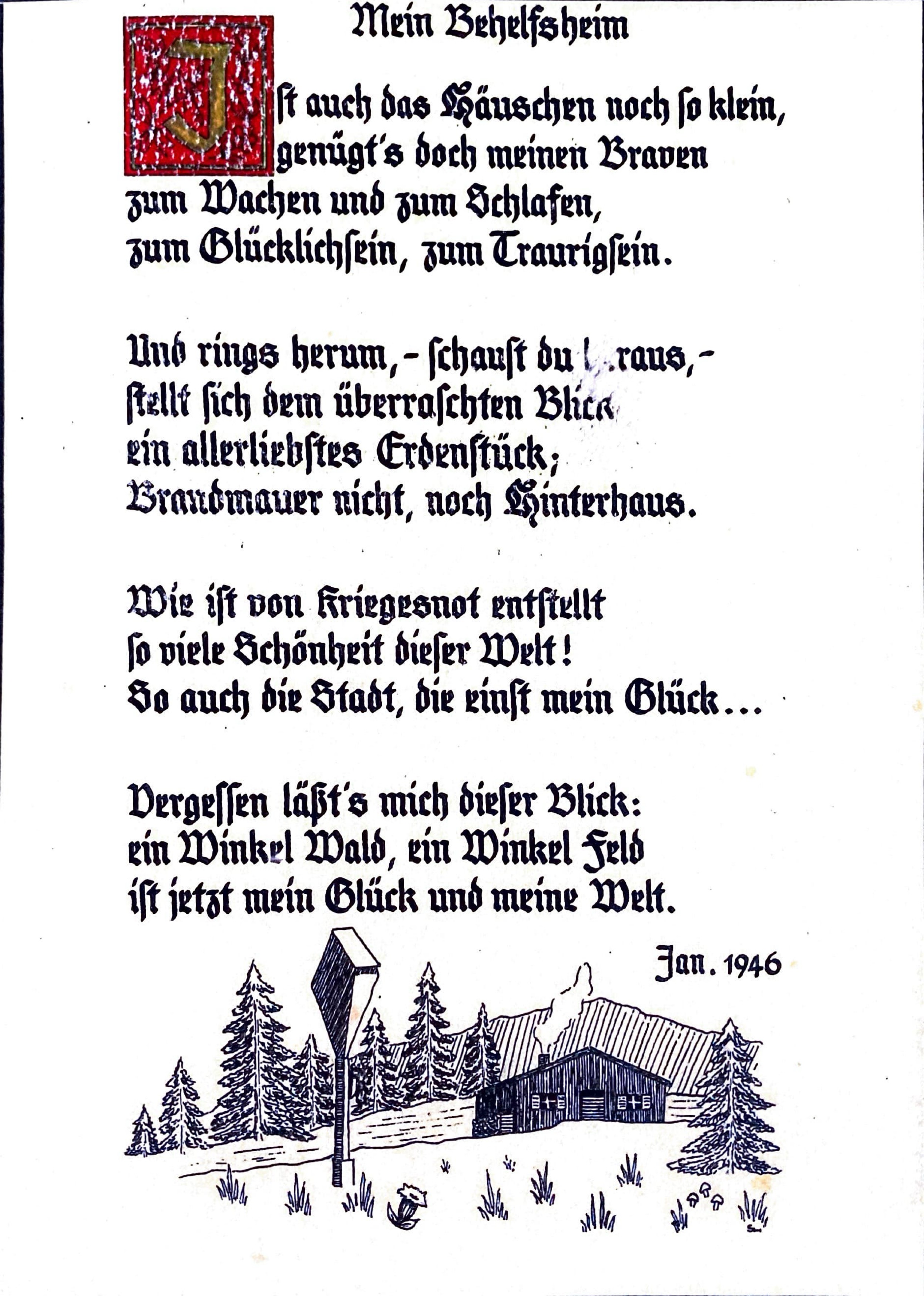Poem in German