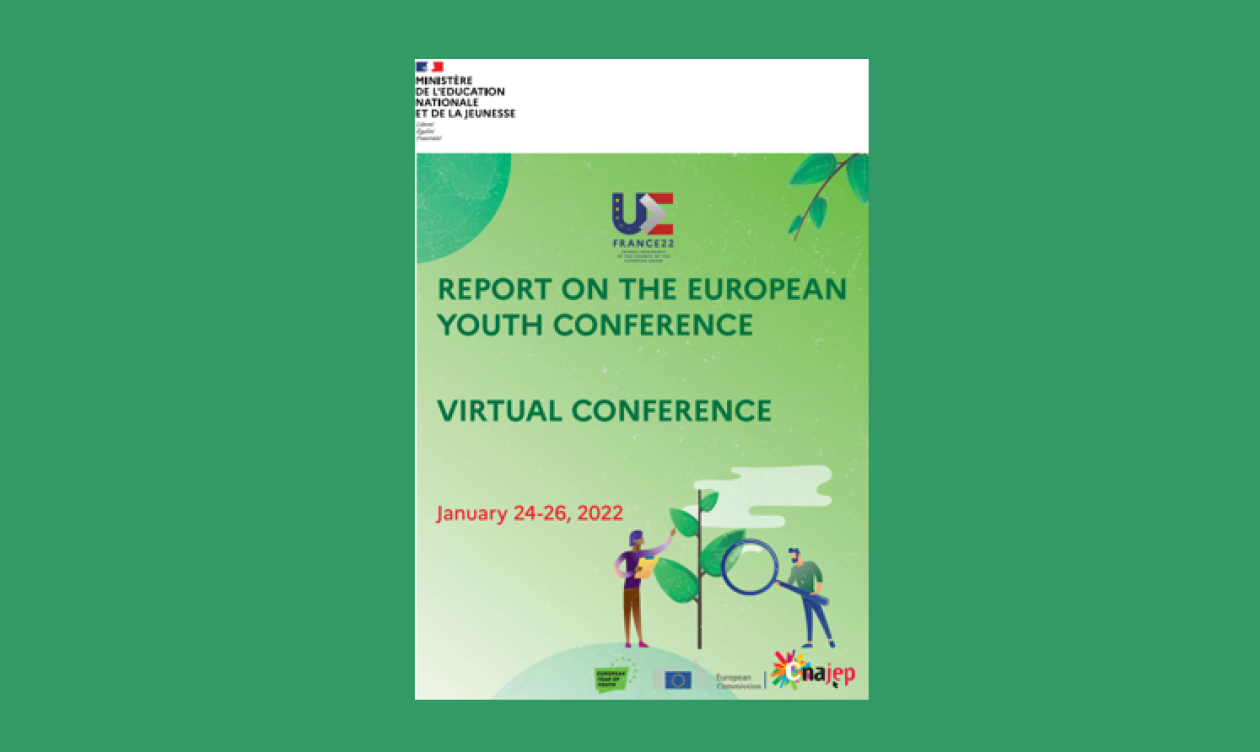 First page of the European Youth Conference report