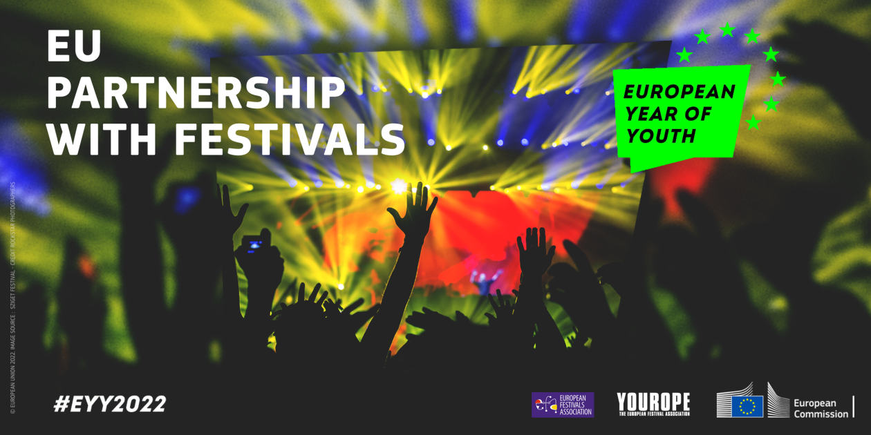 People at a festival