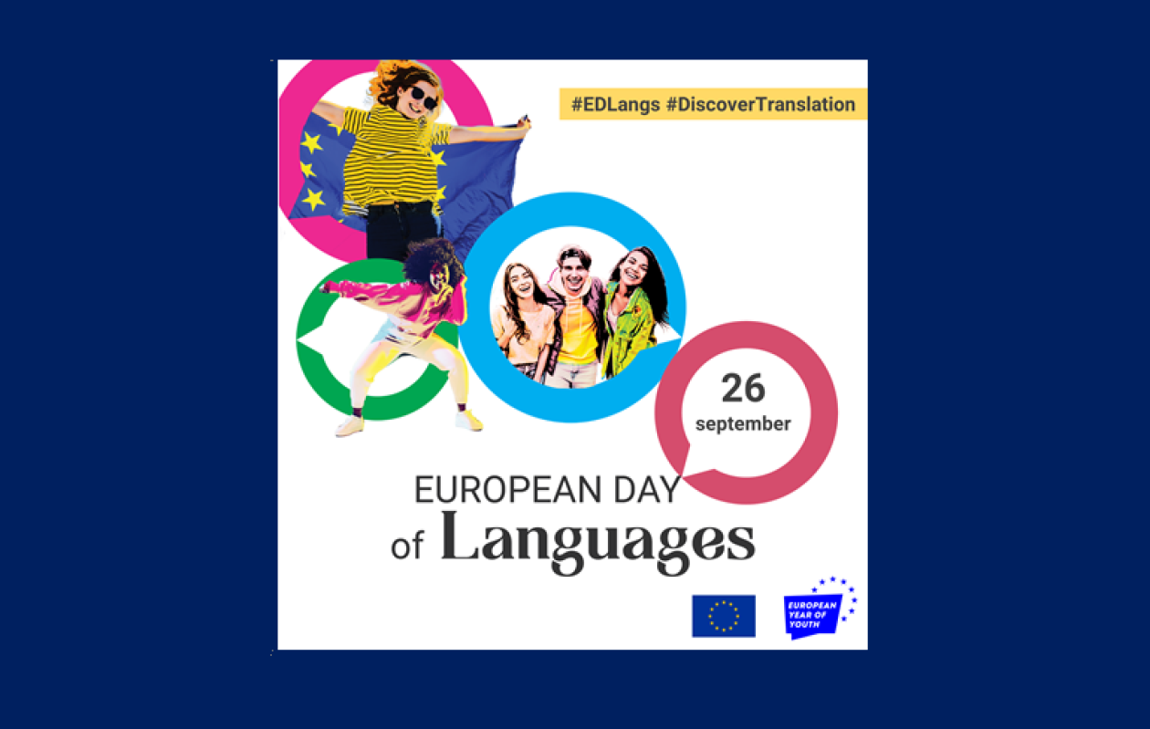 Visual of the European Day of Languages campaign