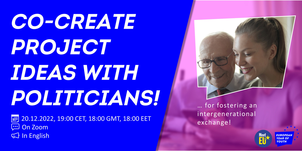 Two people of different age talking to each other