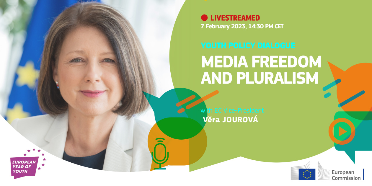 Visual of policy dialogue with Vice-President Vera Jourova