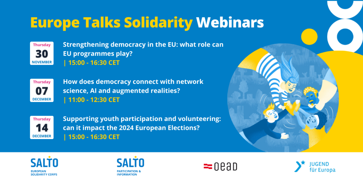 Europe Talks Solidarity Webinars visuals