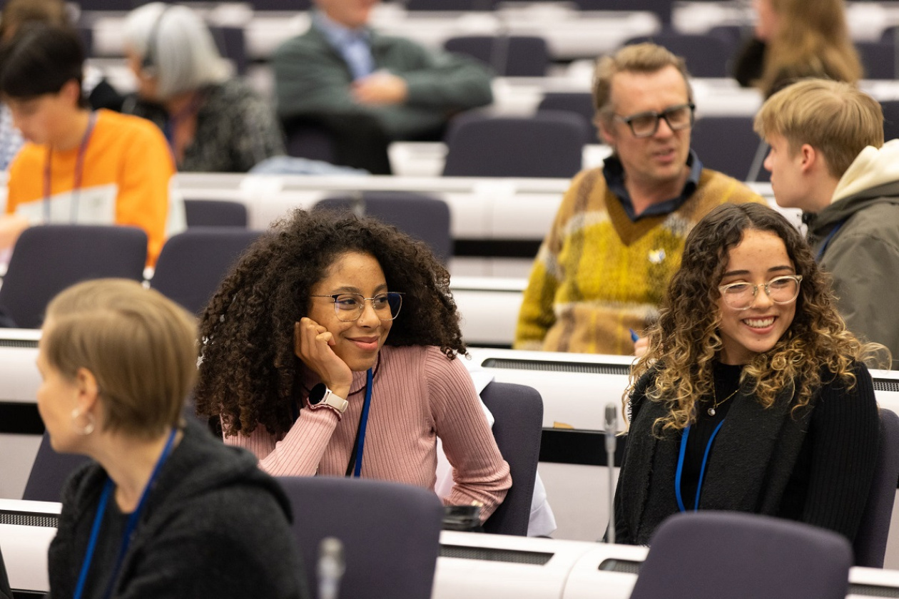 Young people attending session
