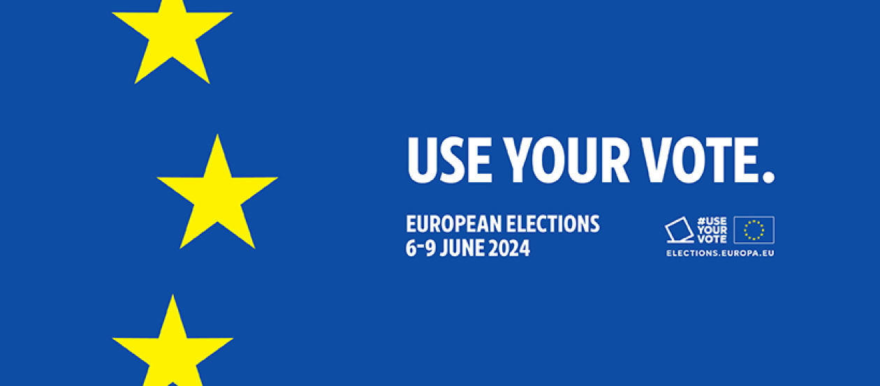 Use your vote, European Elections 609 June 2024