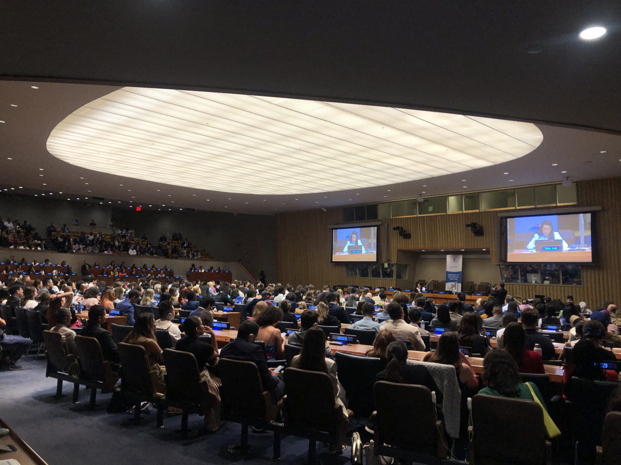 Meeting in the hemycicle of the European Parliament