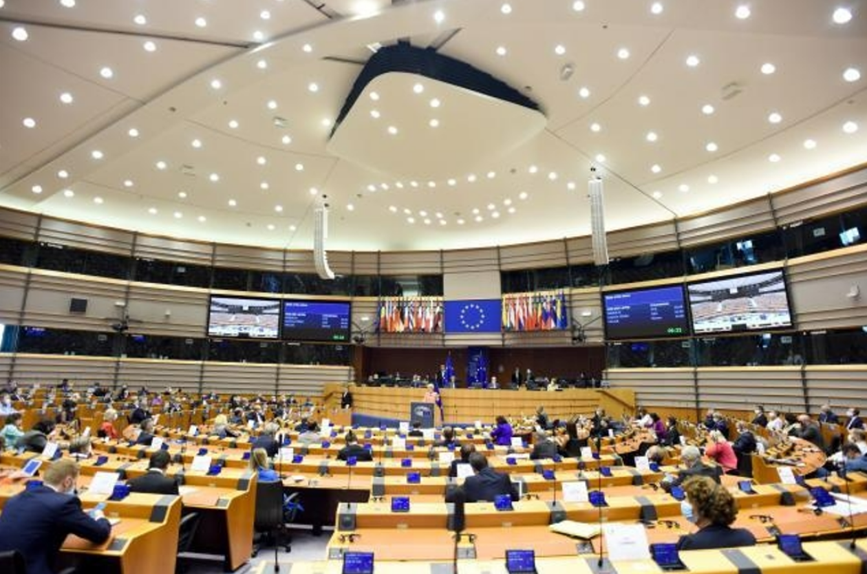 Inside the European Parliament plenary 