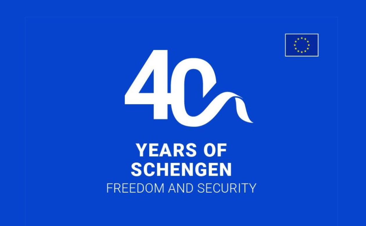 Schengen anniversary visual