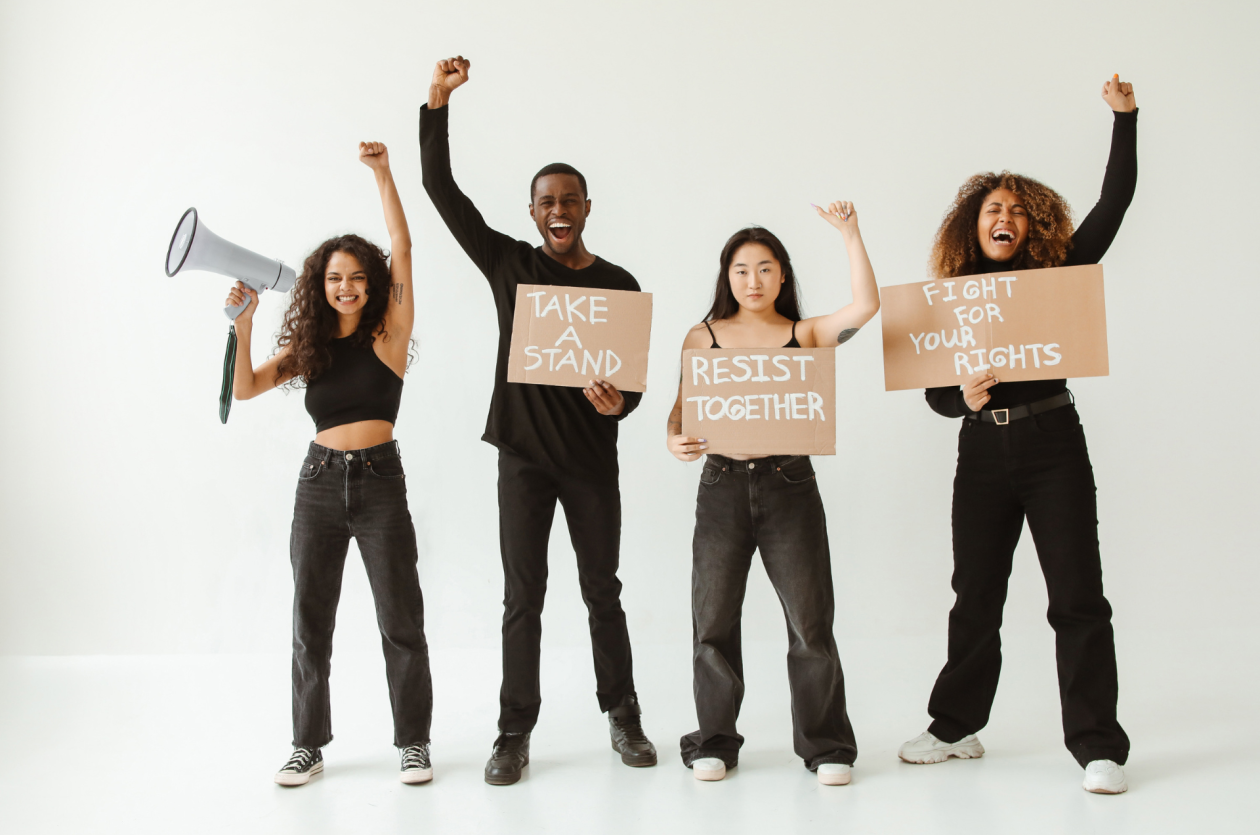 4 young people