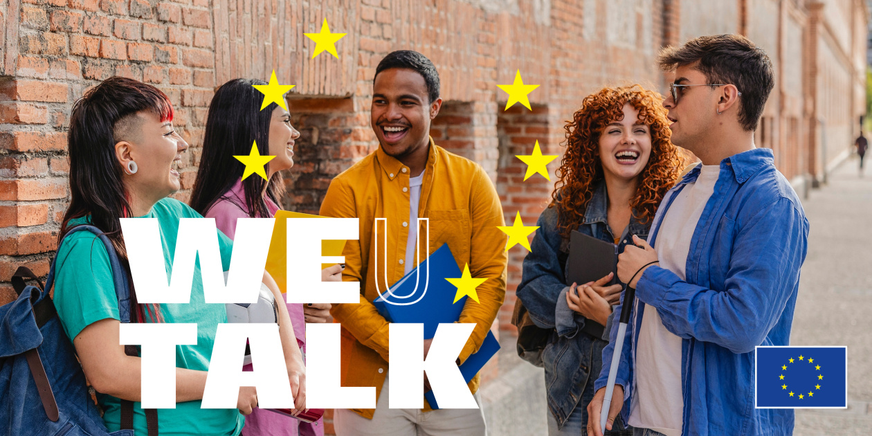 Youth policy dialogue image with young people talking