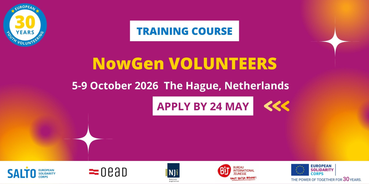 Training course NextGen volunteers - date and venue