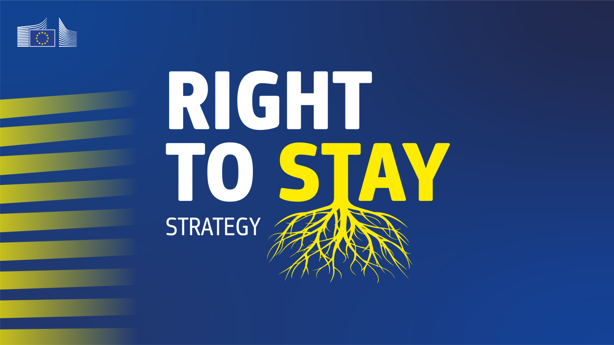 Right to stay strategy. Letter 'T' with roots expanding below.