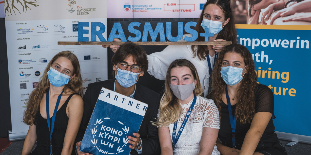 Young people who participated in the National Parliament session - ©Athina Stavrou 