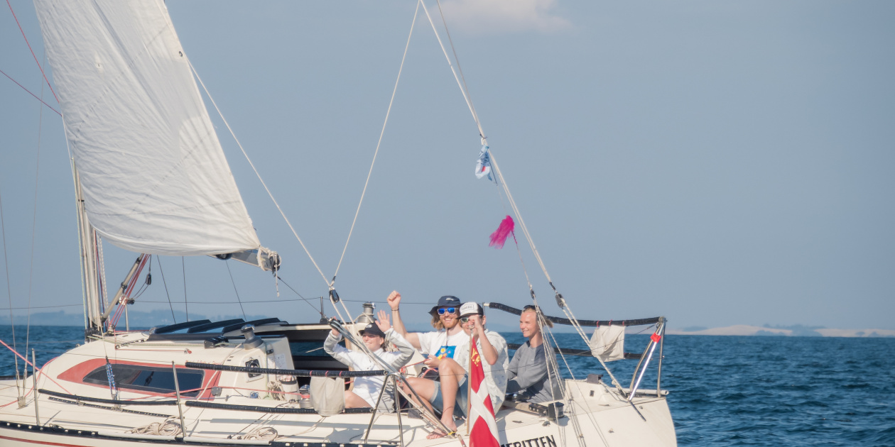 Young people on a sailing boat - credit: Daniel Villadsen 