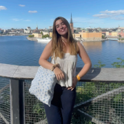 Pauline in Stockholm - View from Södermalm