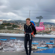 The picture shows David on his DiscoverEU trip.