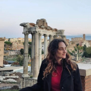 A young girl in Rome