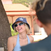 A photo of Aida smiling