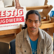 Portrait of Mubarak, boy from Ghent