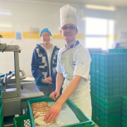 Arnaud et son accompagnante