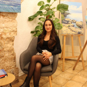 Nejla in her hosting organisation, Info zona Split